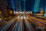 声母域名含义多元！hwzwx.com“华为紫外线”你是否心动？