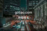 gotiao.com闪亮登场，走过路过不要错过