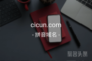 双拼域名它又来啦！cicun.com闪亮登场